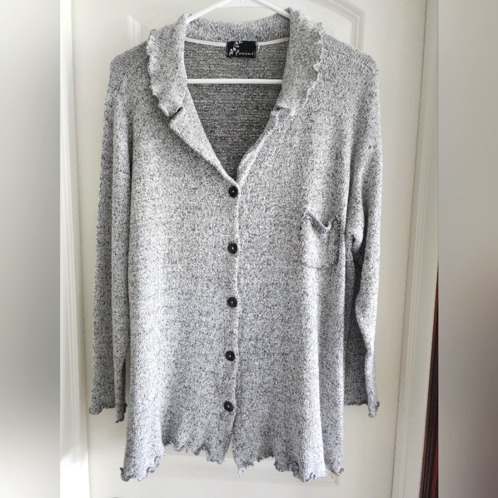Fenini Button-Up Cardigan